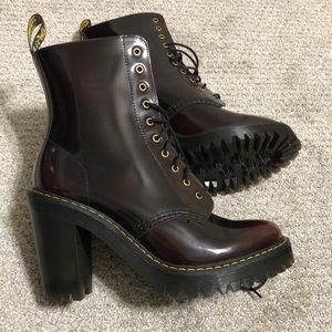 KENDRA WOMEN'S ARCADIA LEATHER HEELED BOOTS